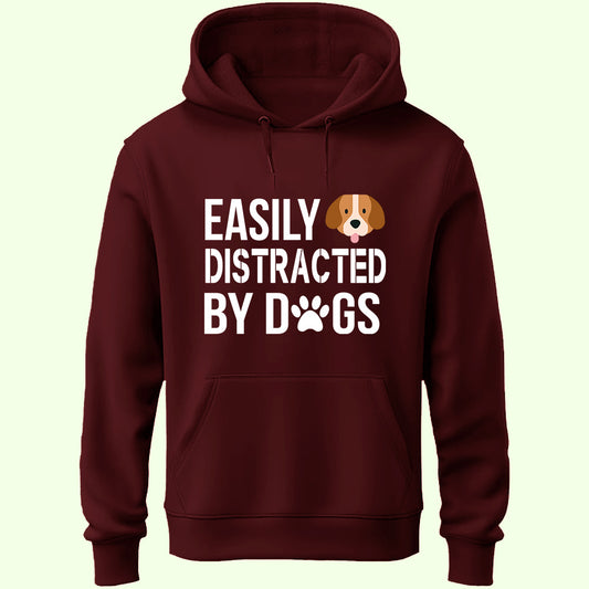 Easily Distracted By Dogs Unisex Hoodie - Soul & Peace