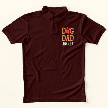 Dog Dad Polo T-Shirt