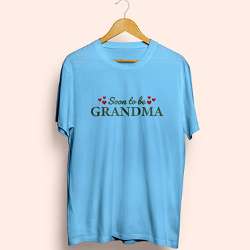 Soon To Be Grandma Half Sleeve T-Shirt