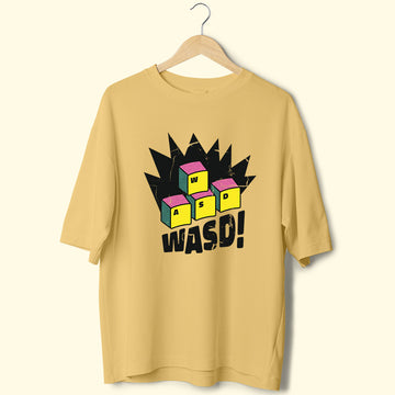 WASD (Front Print) Oversized T-Shirt