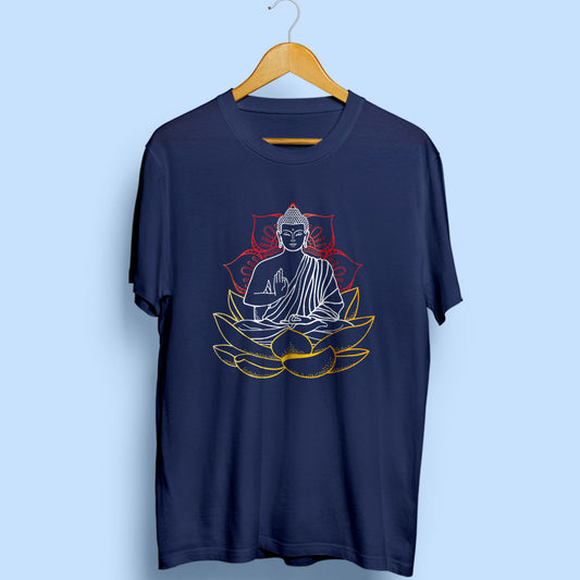 The Buddha Half Sleeve T-Shirt - Soul & Peace