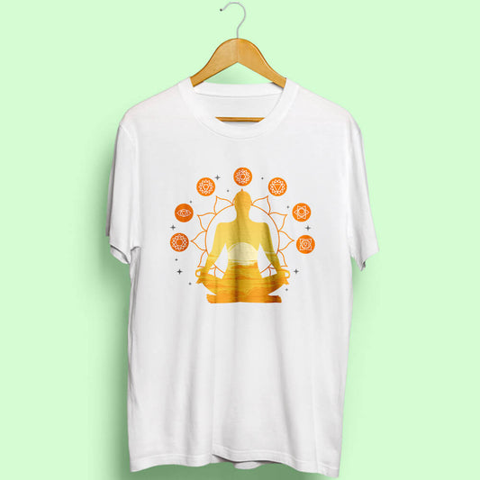 Chakra Half Sleeve T-Shirt - Soul & Peace