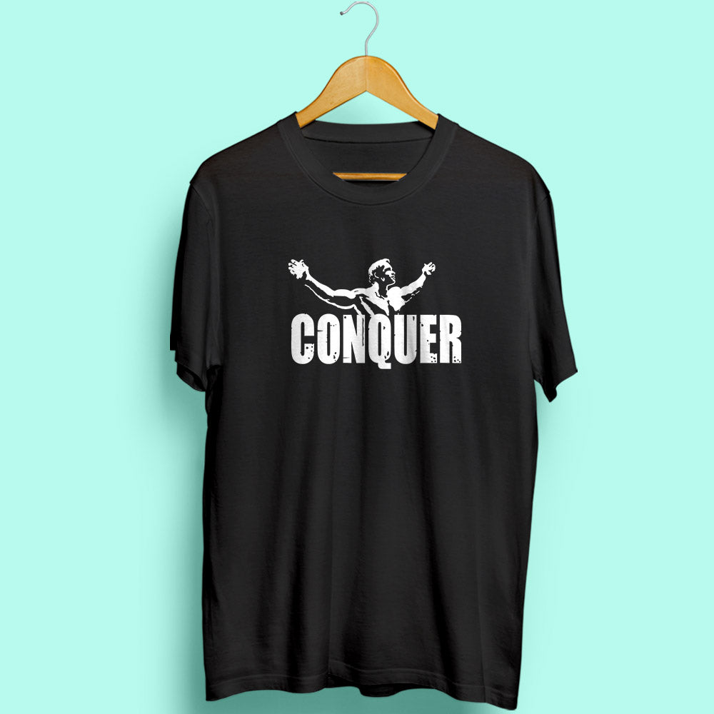CONQUER Half Sleeve T-Shirt