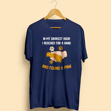 Found A Paw Half Sleeve T-Shirt - Soul & Peace