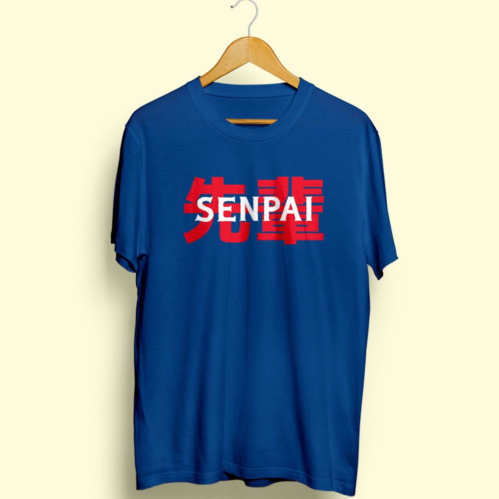 Senpai Half Sleeve T-Shirt