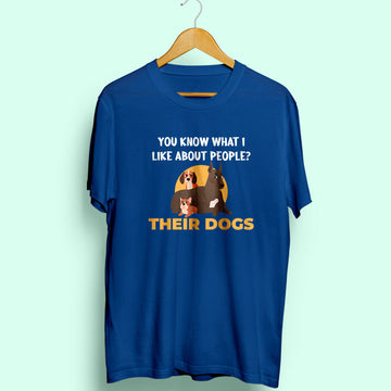 Their Dogs Half Sleeve T-Shirt