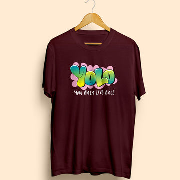 YOLO Half Sleeve T-Shirt