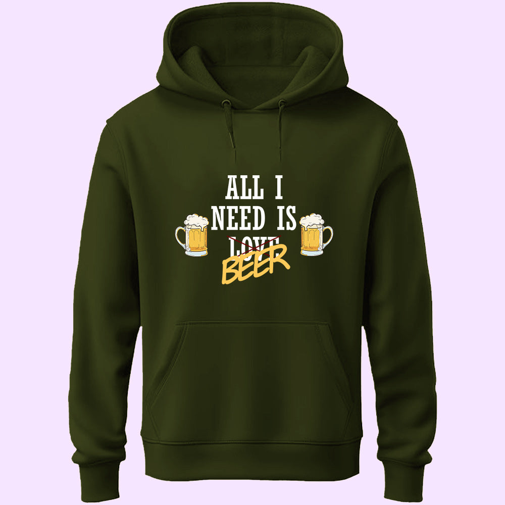 All I Need Is Beer Unisex Hoodie - Soul & Peace