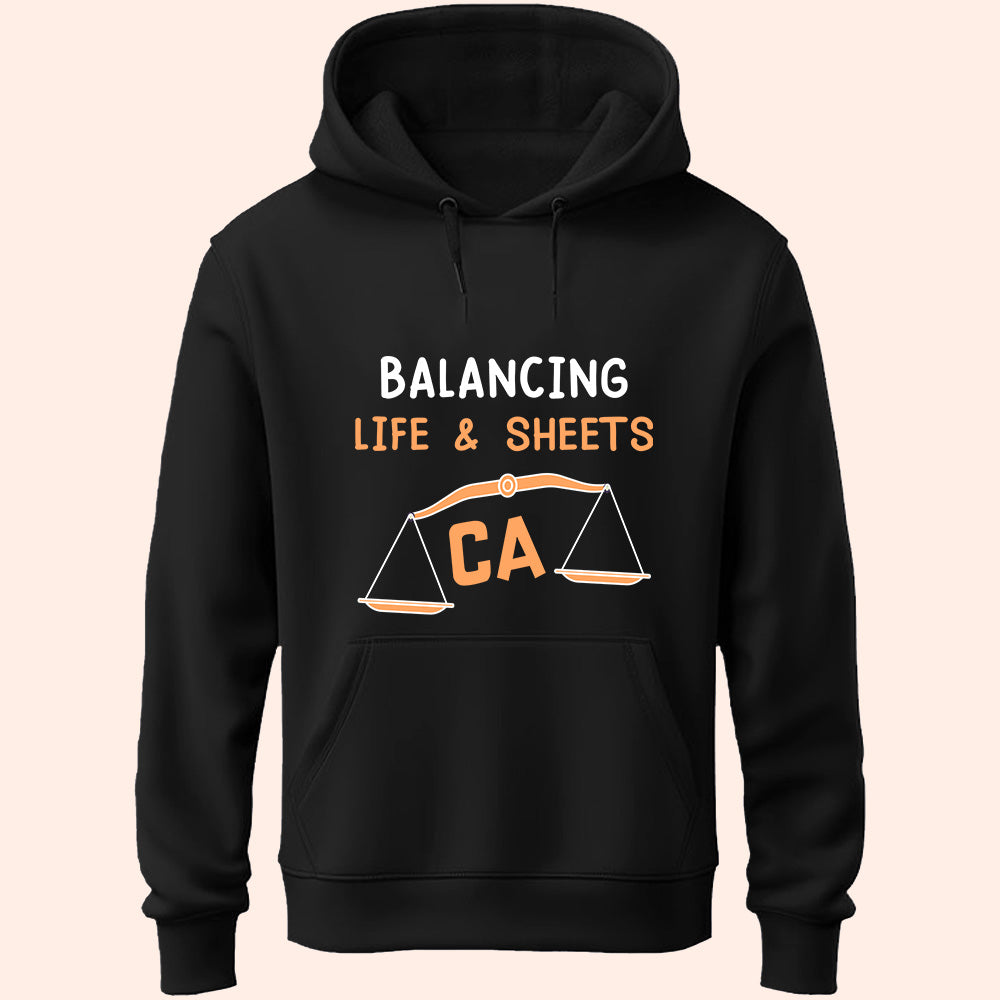 Balancing Life & Sheets Unisex Hoodie