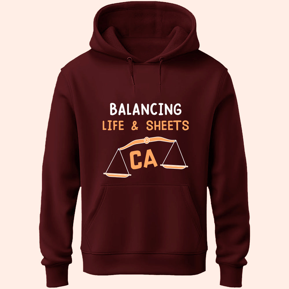 Balancing Life & Sheets Unisex Hoodie