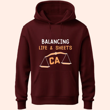 Balancing Life & Sheets Unisex Hoodie