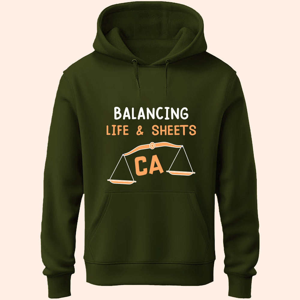 Balancing Life & Sheets Unisex Hoodie