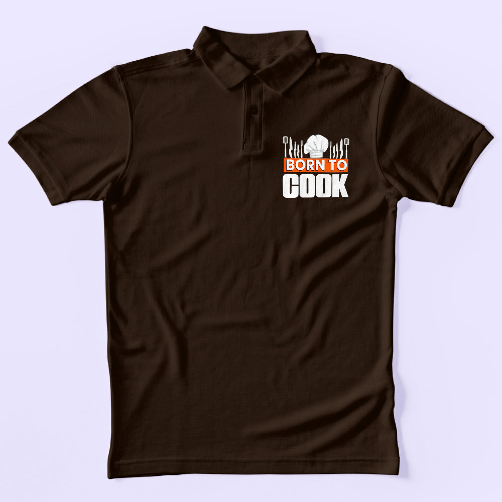 Born To Cook Polo T-Shirt