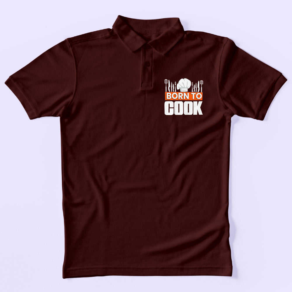 Born To Cook Polo T-Shirt
