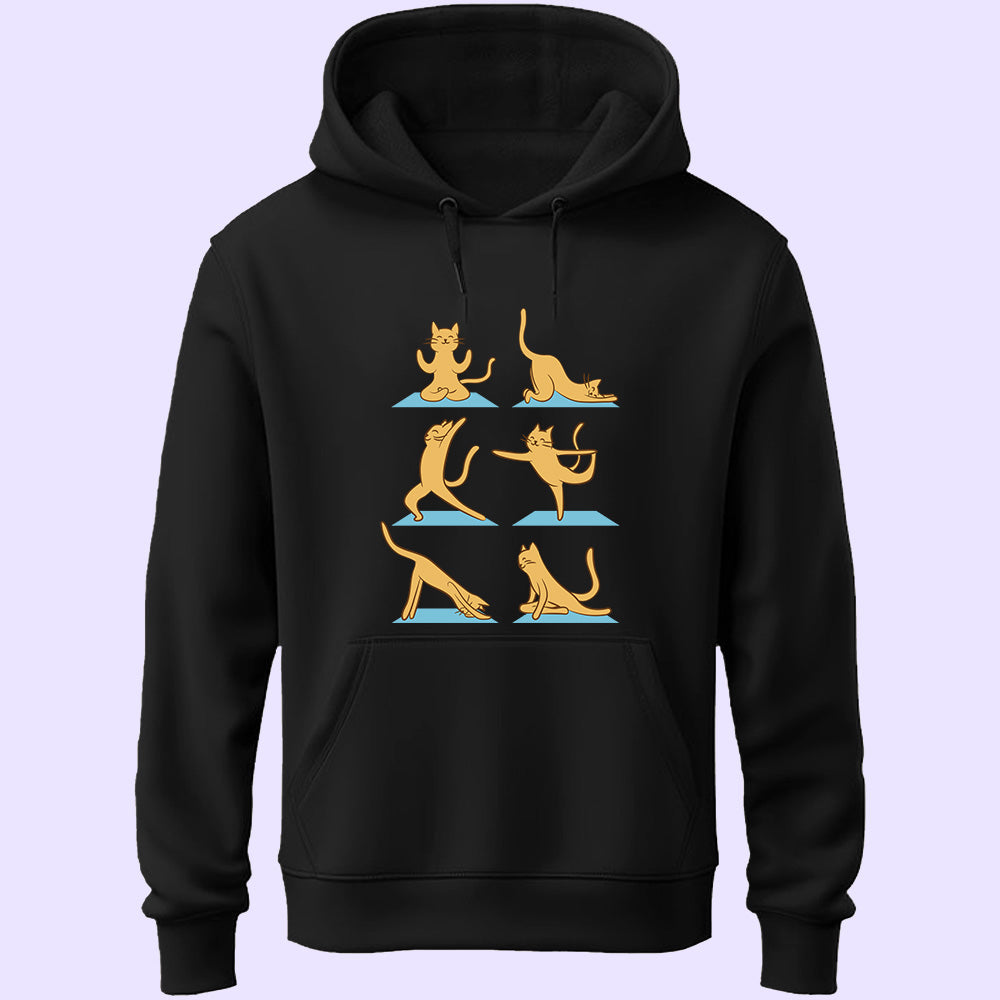 Cat Yoga Unisex Hoodie