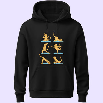 Cat Yoga Unisex Hoodie