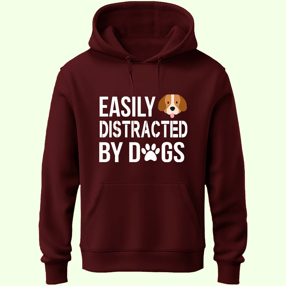 Easily Distracted By Dogs Unisex Hoodie - Soul & Peace