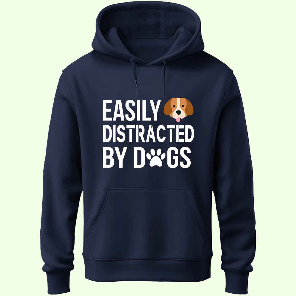 Easily Distracted By Dogs Unisex Hoodie - Soul & Peace