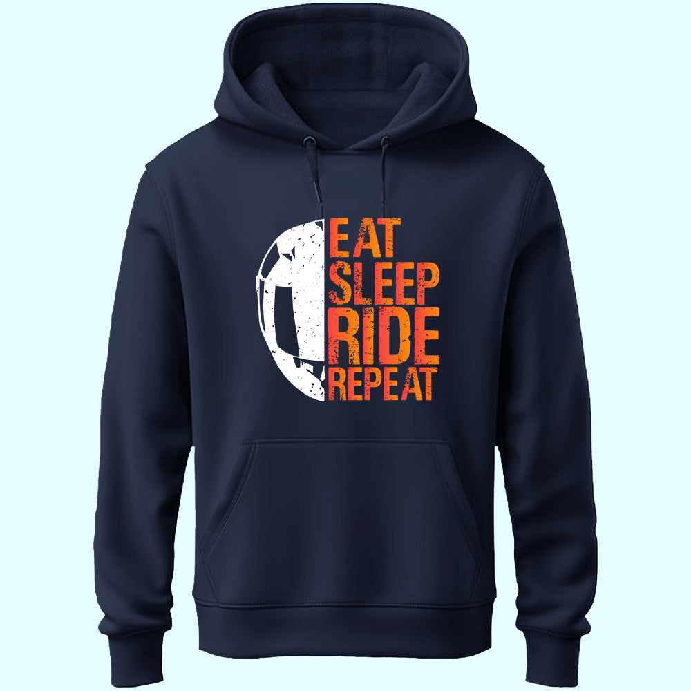 Eat Sleep Ride Repeat Unisex Hoodie - Soul & Peace