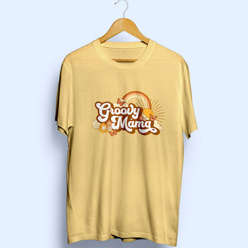 Groovy Mama Half Sleeve T-Shirt