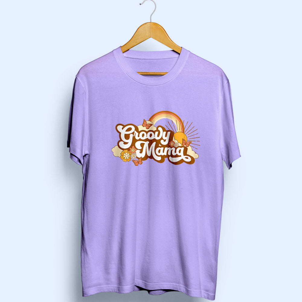 Groovy Mama Half Sleeve T-Shirt - Soul & Peace