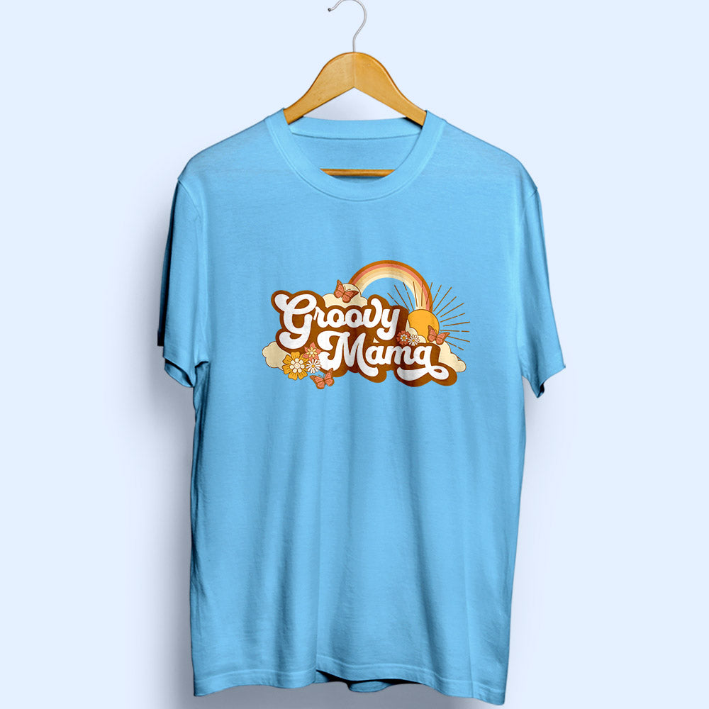 Groovy Mama Half Sleeve T-Shirt - Soul & Peace