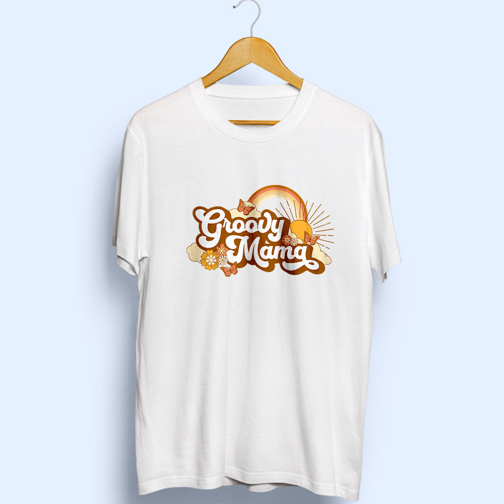 Groovy Mama Half Sleeve T-Shirt - Soul & Peace