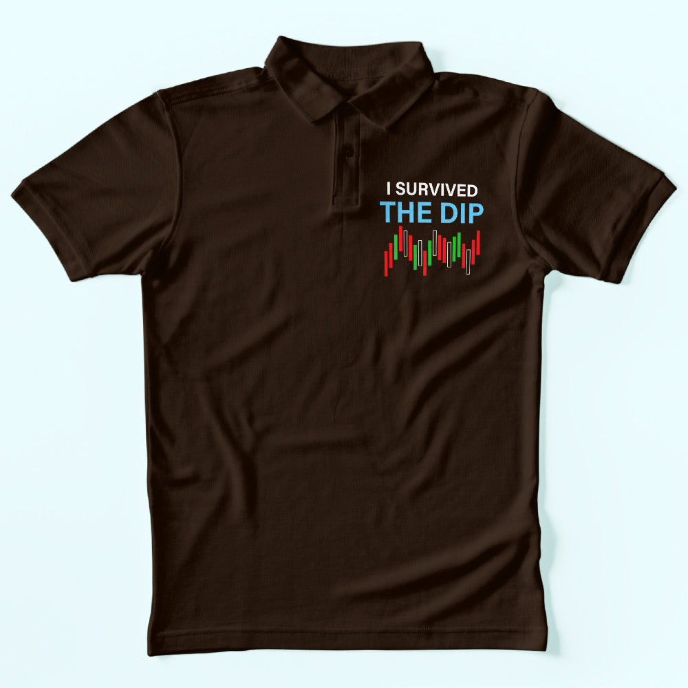 I Survived The Dip Polo T-Shirt