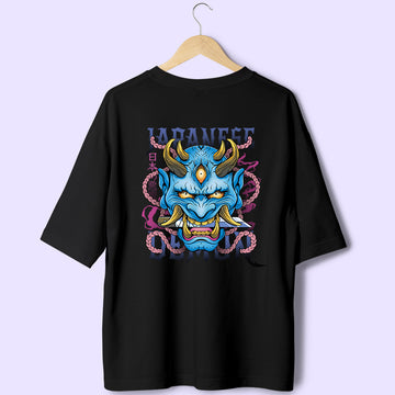 Japanese Demon (Back Print) Oversized T-Shirt