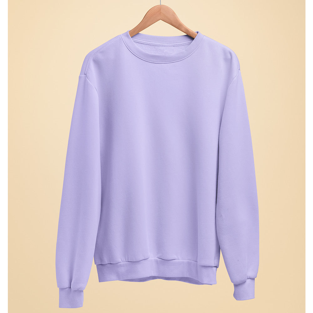 Lavender Plain Sweatshirt