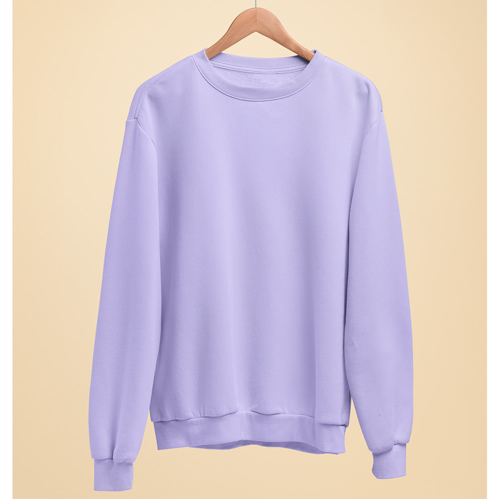 Lavender Plain Sweatshirt - Soul & Peace