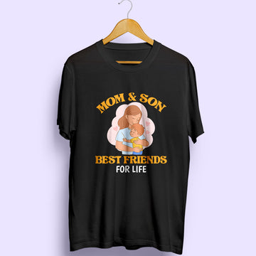 Mom & Son Best Friends Half Sleeve T-Shirt