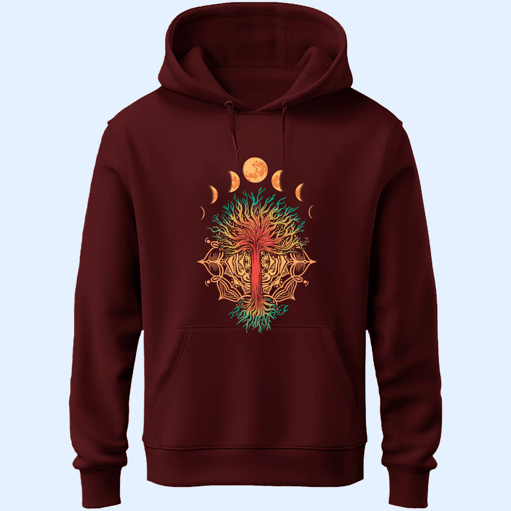 Moon Phases Unisex Hoodie - Soul & Peace