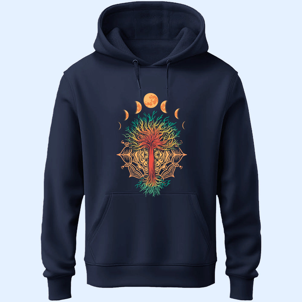 Moon Phases Unisex Hoodie - Soul & Peace