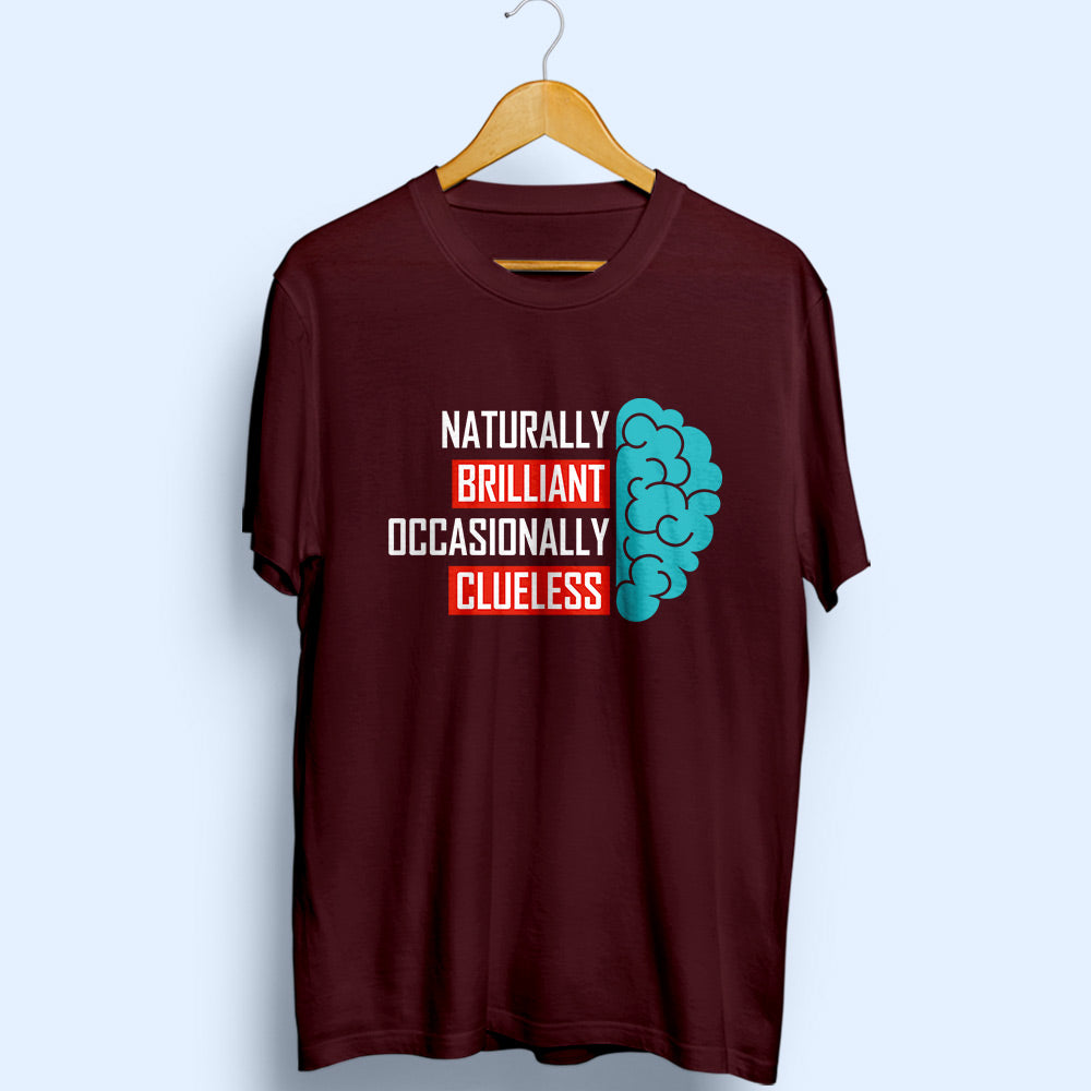 Naturally Brilliant Half Sleeve T-Shirt - Soul & Peace