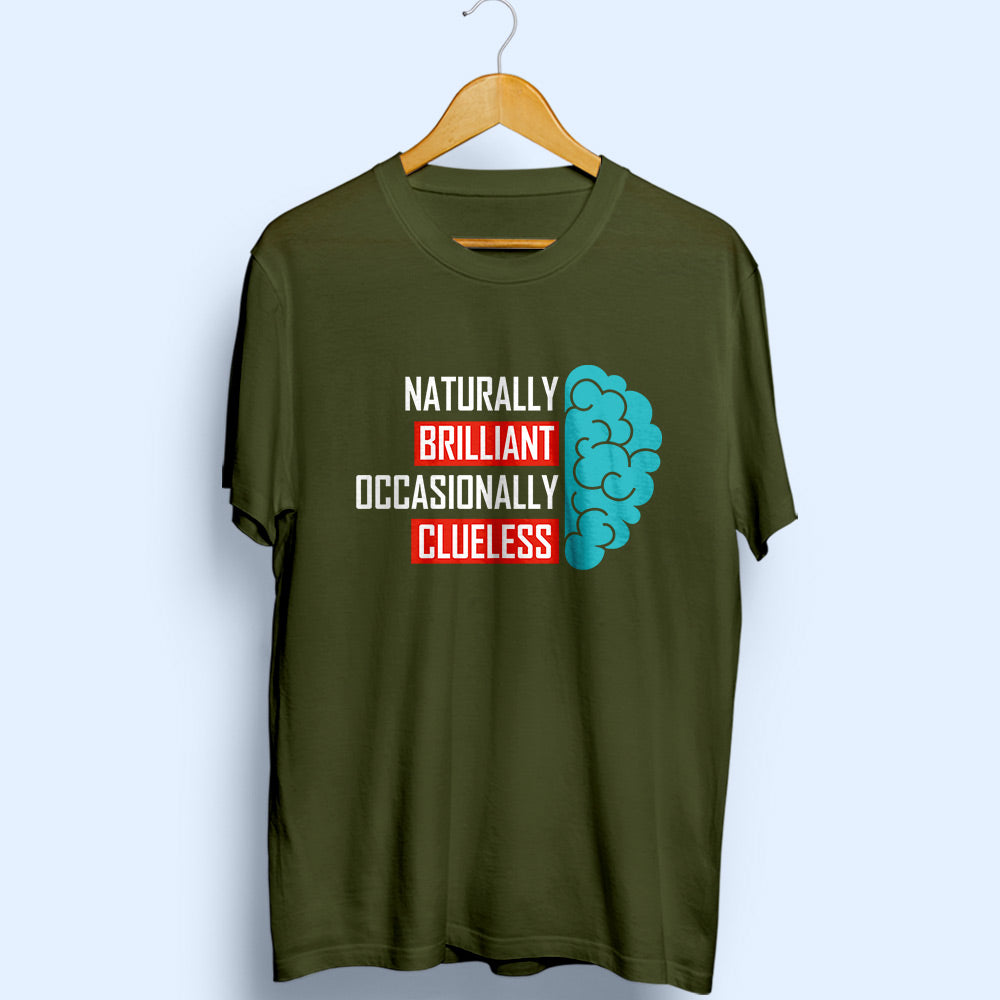 Naturally Brilliant Half Sleeve T-Shirt - Soul & Peace