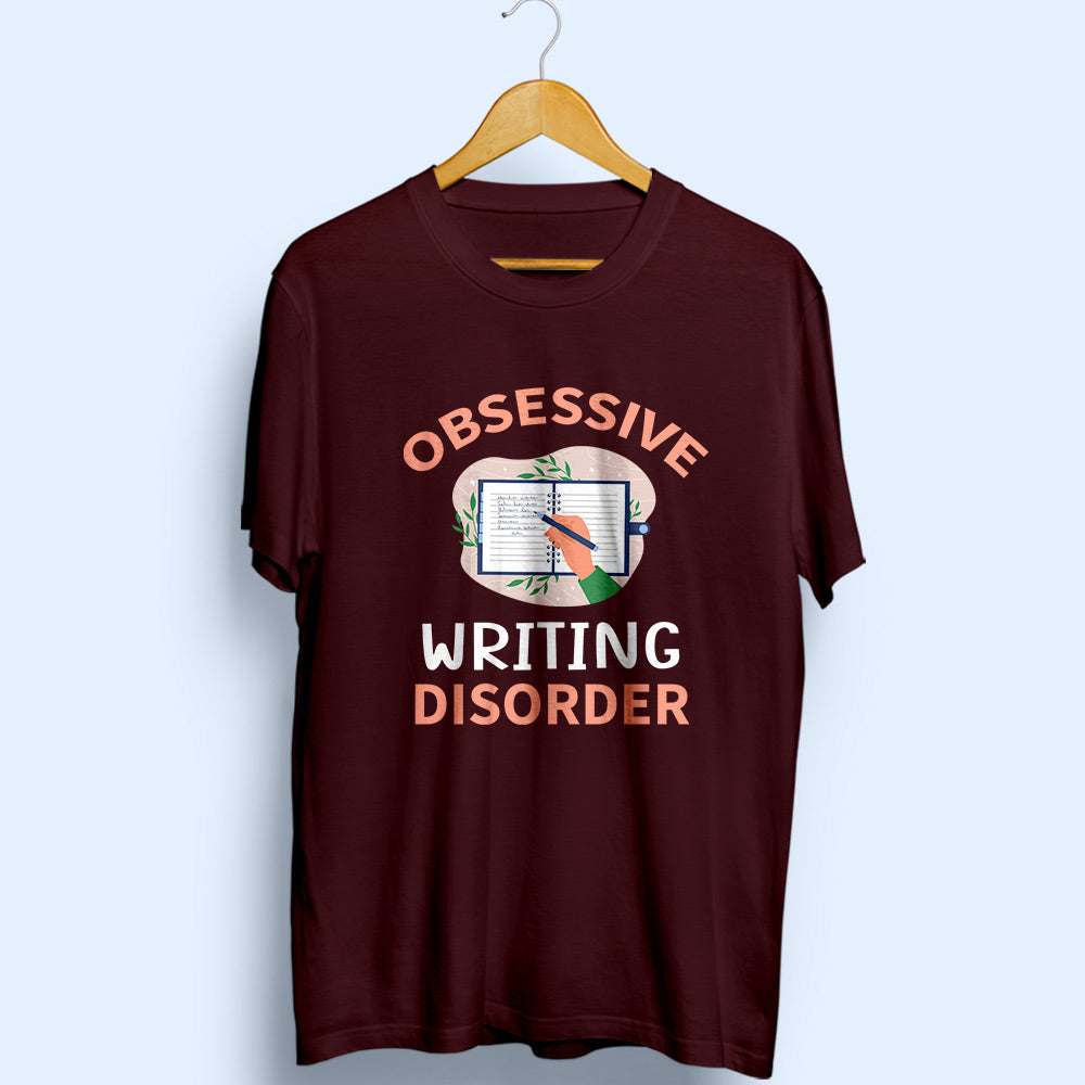 Obsessive Writing Disorder Half Sleeve T-Shirt