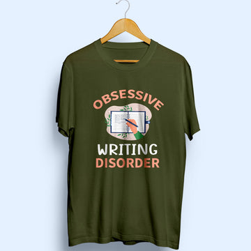 Obsessive Writing Disorder Half Sleeve T-Shirt