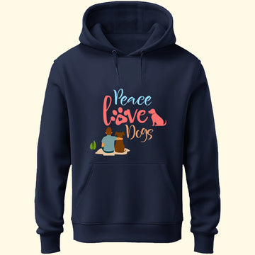 Peace Love Dogs Unisex Hoodie - Soul & Peace