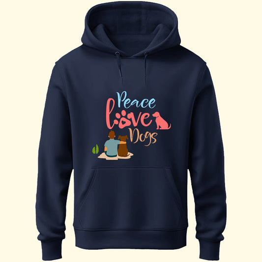 Peace Love Dogs Unisex Hoodie - Soul & Peace