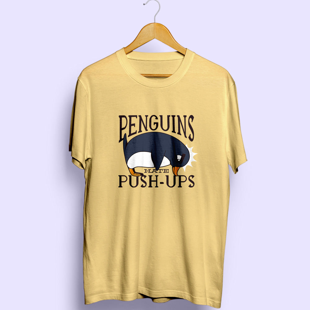 Penguins Hate Push Ups Half Sleeve T-Shirt