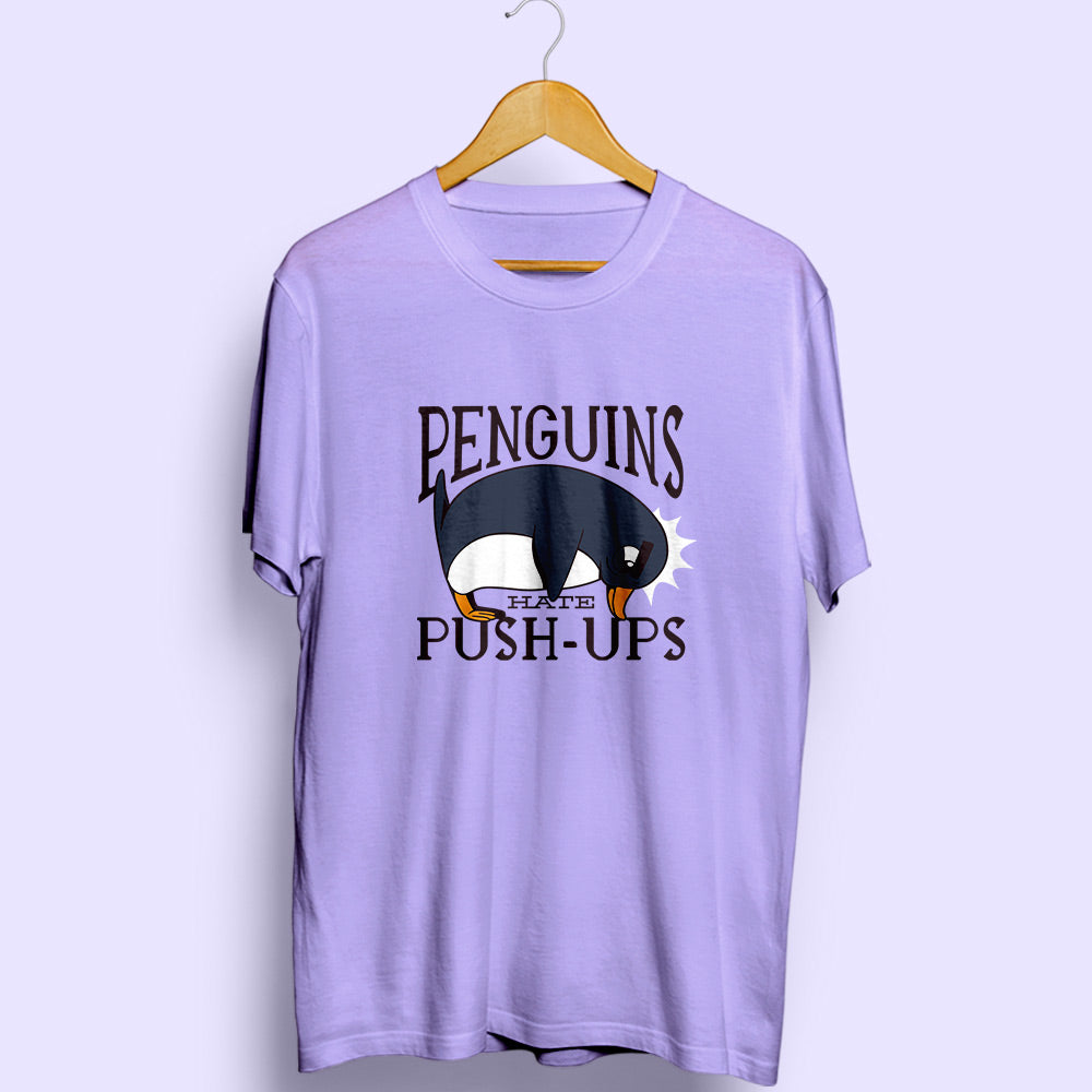 Penguins Hate Push Ups Half Sleeve T-Shirt