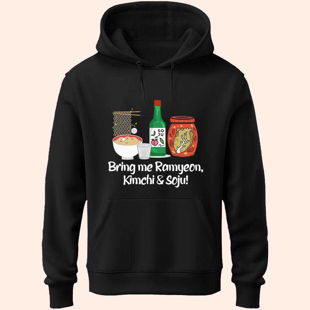 Ramyeon Kimchi Soju Unisex Hoodie
