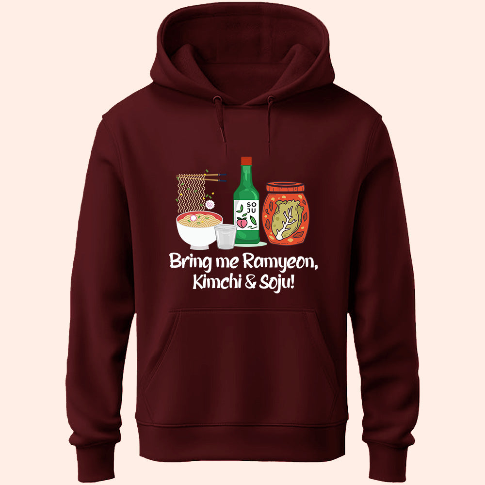 Ramyeon Kimchi Soju Unisex Hoodie