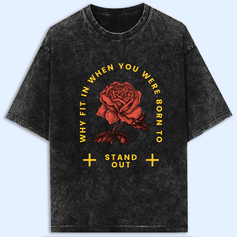 Stand Out Acid Wash Oversized T-Shirt - Soul & Peace