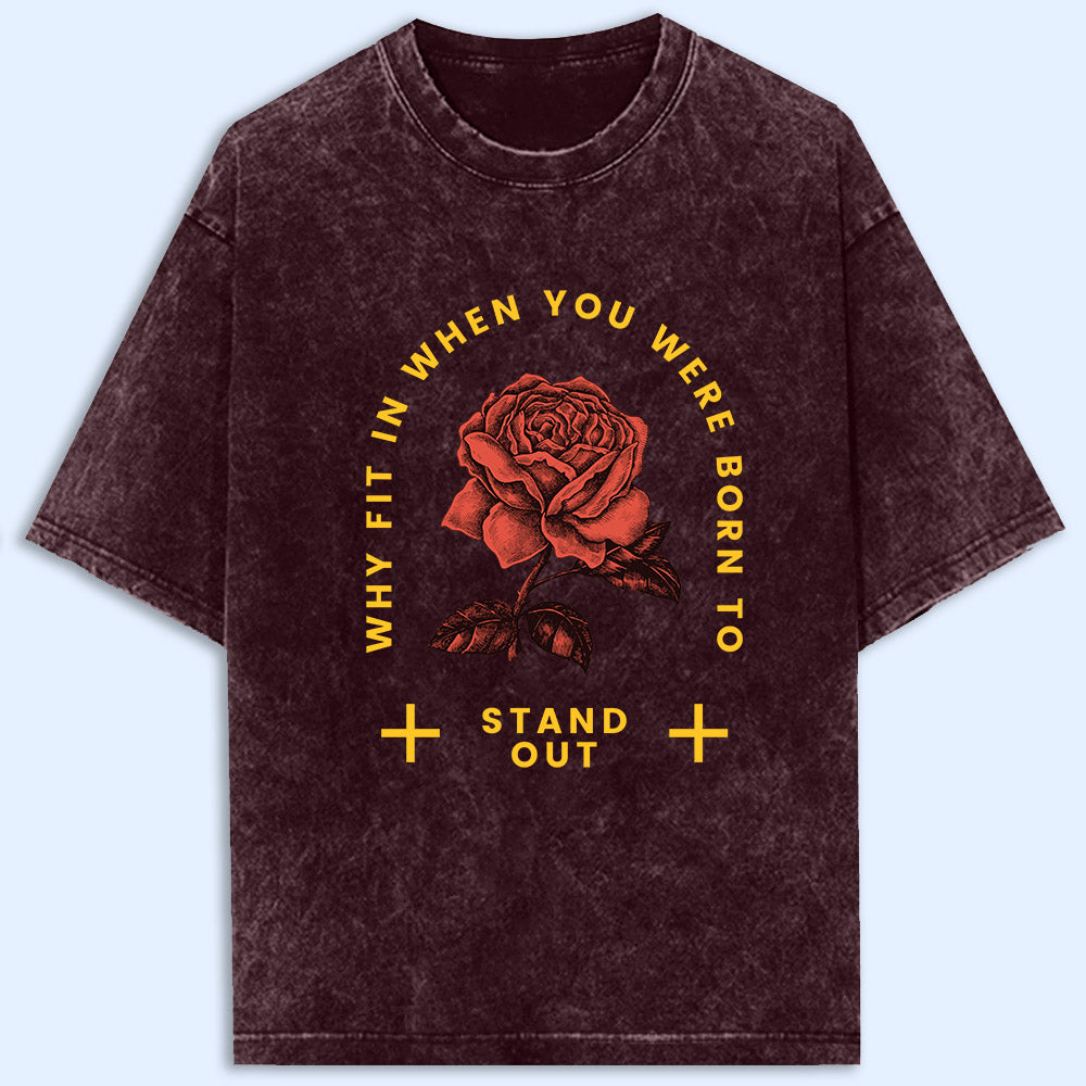 Stand Out Acid Wash Oversized T-Shirt - Soul & Peace