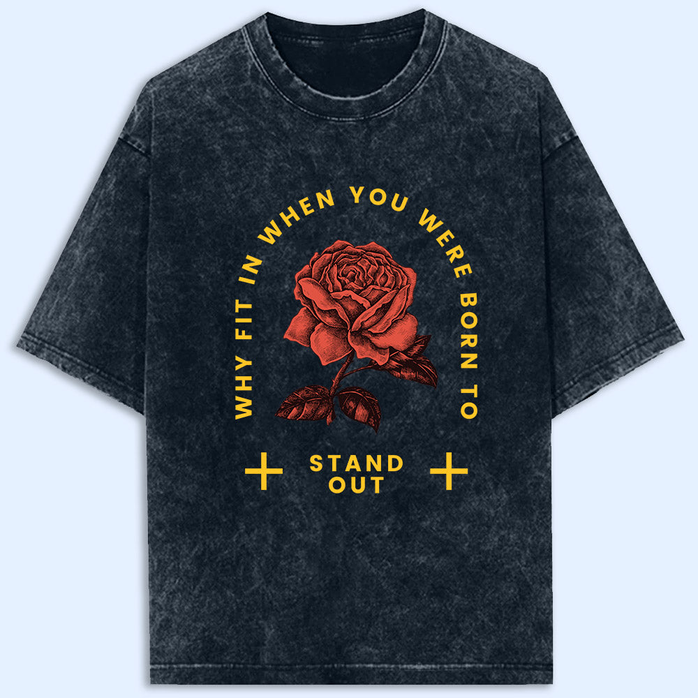 Stand Out Acid Wash Oversized T-Shirt - Soul & Peace