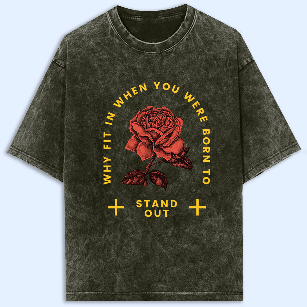 Stand Out Acid Wash Oversized T-Shirt - Soul & Peace