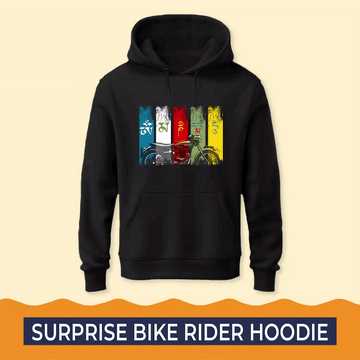Surprise Bike Rider Hoodie - Single (Super Saver)