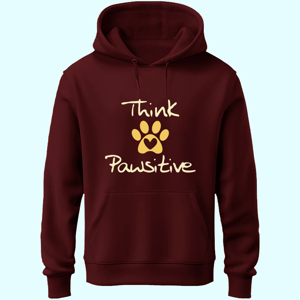 Think Pawsitive Unisex Hoodie - Soul & Peace